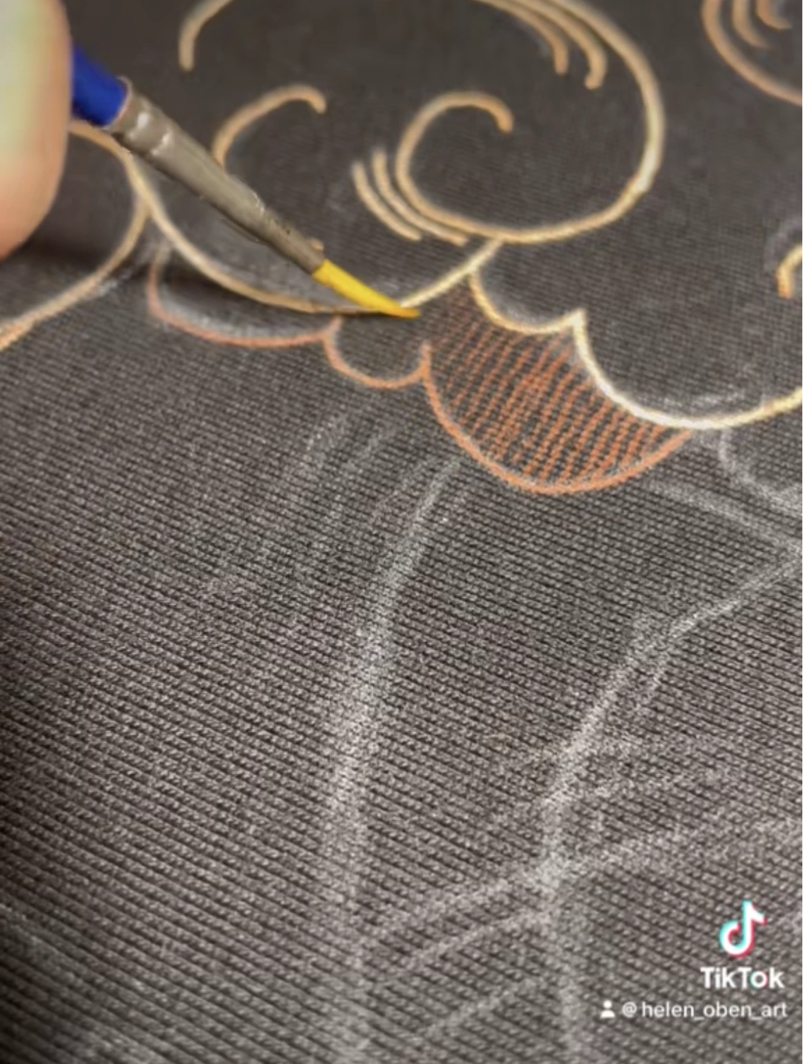 Entwicklung der Farbe durch Bleach Reaktion