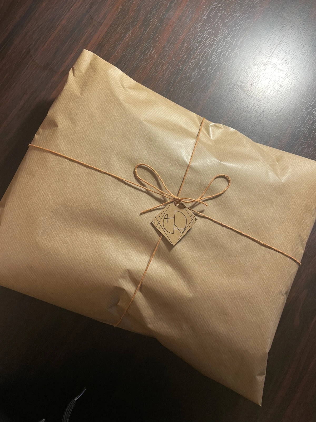 packaged custom bleach art hoodie ready for shipping
