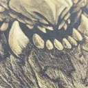 Video showing the full front view of a Viper-inspired bleach art illustration on a black t-shirt