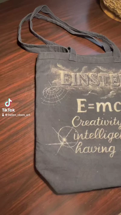 Bleach Art auf Stofftasche – einfache DIY Idee zum Gestalten einer Tasche