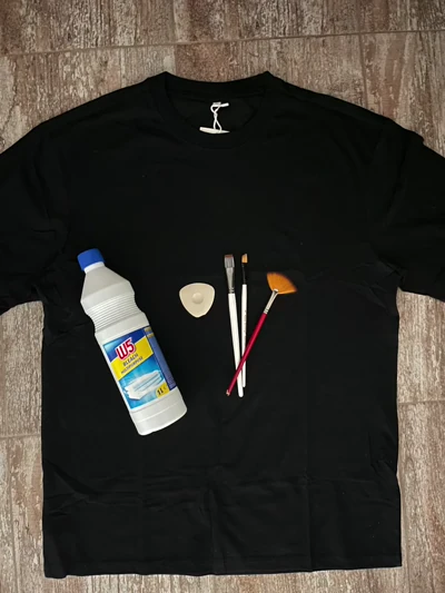 Evil Eye Bleach T-Shirt Process Video