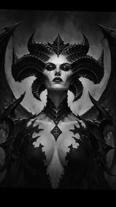 Lilith Diablo IV Bleach Art T-Shirt – Short Painting Process